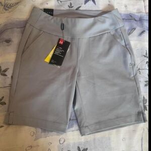 Under-armour Men's Grey and Cream Shorts